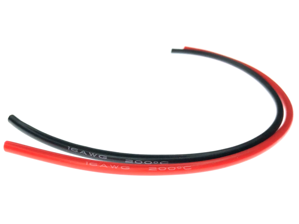 20AWG wire pair - 20cm each Red and Black