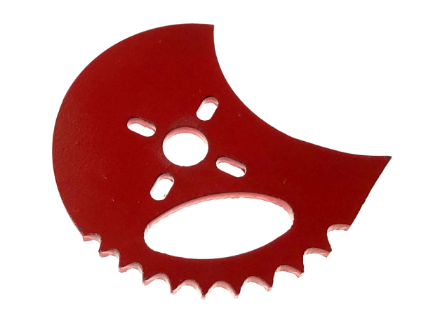 FingerTech 3.5inch x 0.125in Asymmetric AR500 Disc - undersized
