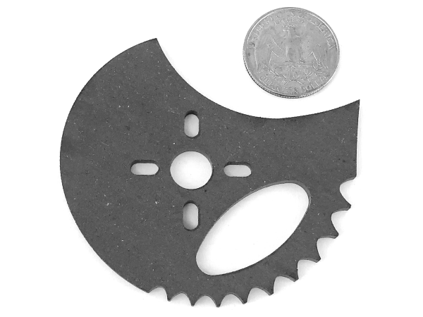 FingerTech 3.5inch x 3mm Asymmetric Titanium Disc